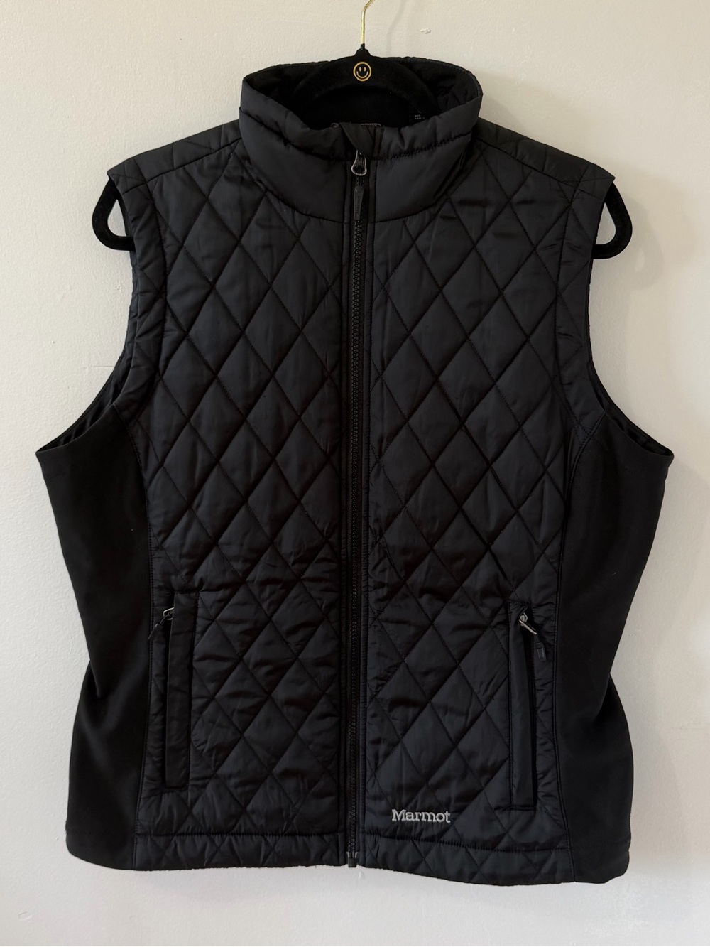 Marmot Kitzbuhel Quilted Vest Womens Large Black Outdoors Lightweight Insulated
